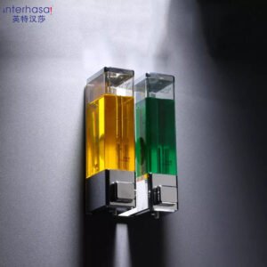 Chrome Wall-Mounted Soap Dispenser