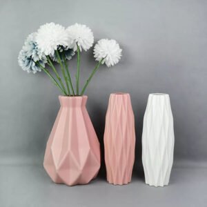 Nordic Plastic Flower Vase Basket
