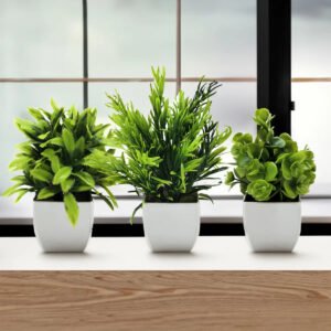 Faux Potted Bonsai Desk Plant
