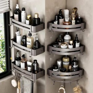 Corner Shower Shelf & Shampoo Organizer