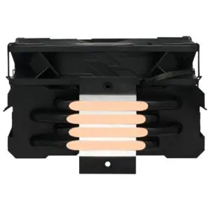 Cooler Master Hyper 212 Black CPU Air Cooler - Aluminium Finish, 4 Compact Continuous Direct Contact Heat Pipes, SickleFlow 120 Edge Fan, LGA1700 & AM5 Brackets - Black