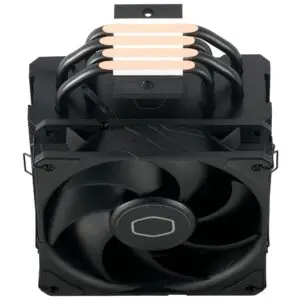 Cooler Master Hyper 212 Black CPU Air Cooler - Aluminium Finish, 4 Compact Continuous Direct Contact Heat Pipes, SickleFlow 120 Edge Fan, LGA1700 & AM5 Brackets - Black