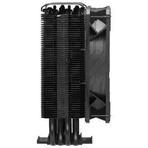 Cooler Master Hyper 212 Black CPU Air Cooler - Aluminium Finish, 4 Compact Continuous Direct Contact Heat Pipes, SickleFlow 120 Edge Fan, LGA1700 & AM5 Brackets - Black