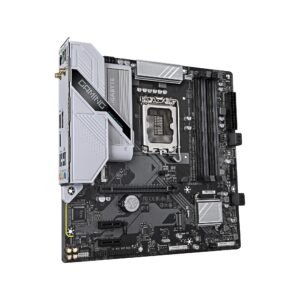 GIGABYTE B760M Gaming Plus WiFi DDR4 LGA 1700 Intel B760 M-ATX Motherboard with DDR4, 2* M.2, PCIe 4.0, Front USB 3.2 Gen 1 Type-C, WiFi 6 GbE LAN, Q-Flash Plus, PCIe EZ-Latch