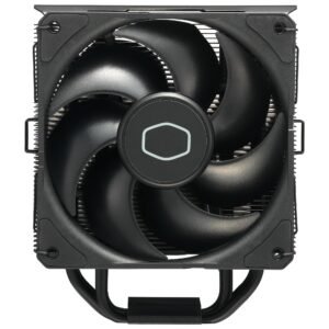 Cooler Master Hyper 212 Black CPU Air Cooler - Aluminium Finish, 4 Compact Continuous Direct Contact Heat Pipes, SickleFlow 120 Edge Fan, LGA1700 & AM5 Brackets - Black