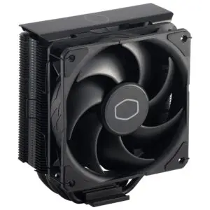 Cooler Master Hyper 212 Black CPU Air Cooler - Aluminium Finish, 4 Compact Continuous Direct Contact Heat Pipes, SickleFlow 120 Edge Fan, LGA1700 & AM5 Brackets - Black