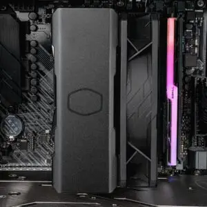 Cooler Master Hyper 212 Black CPU Air Cooler - Aluminium Finish, 4 Compact Continuous Direct Contact Heat Pipes, SickleFlow 120 Edge Fan, LGA1700 & AM5 Brackets - Black