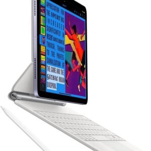 Apple iPad Air (5th Generation): with M1 chip, 10.9-inch Liquid Retina Display, 64GB, Wi-Fi 6, 12MP front/12MP Back Camera, Touch ID, All-Day Battery Life – Pink