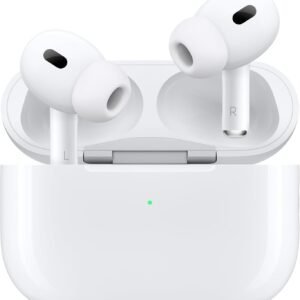 Apple AirPods Pro 2 Wireless Earbuds, Active Noise Cancellation, Hearing Aid Feature, Bluetooth Headphones, Transparency, Personalized Spatial Audio, High-Fidelity Sound, H2 Chip, USB-C Charging