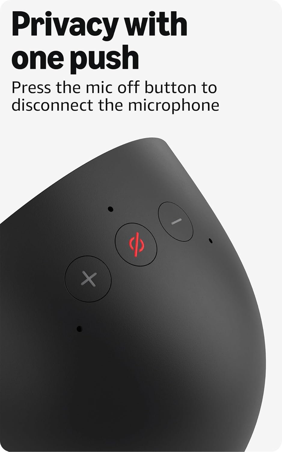 Amazon Echo Spot (newest model), Great for nightstands, offices and kitchens, Smart alarm clock, Designed for Alexa+, Glacier White