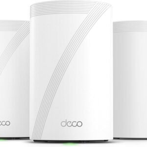 TP-Link Deco 7 Pro BE63 Tri-Band WiFi 7 BE10000 Whole Home Mesh System - 6-Stream 10 Gbps, 4x2.5G Ports Wired Backhaul, 4X Smart Internal Antennas, VPN, HomeShield, Free Expert Support (3-Pack)