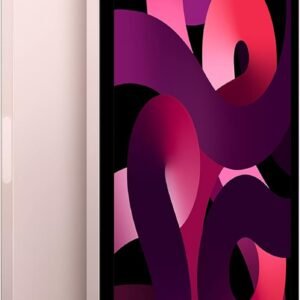 Apple iPad Air (5th Generation): with M1 chip, 10.9-inch Liquid Retina Display, 64GB, Wi-Fi 6, 12MP front/12MP Back Camera, Touch ID, All-Day Battery Life – Pink
