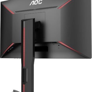 AOC C24G1 24" Curved Frameless Gaming Monitor, FHD 1080p, 1500R VA panel, 1ms 144Hz, FreeSync, Height adjustable, VESA, 3-Year Zero Dead Pixels Black