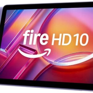 Amazon Fire HD 10 tablet (newest model) built for relaxation, 10.1" vibrant Full HD screen, octa-core processor, 3 GB RAM, 32 GB, Lilac