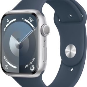 Apple Watch Series 9 [GPS 41mm] Smartwatch with Midnight Aluminum Case with Midnight Sport Band S/M. Fitness Tracker, ECG Apps, Always-On Retina Display, Water Resistant