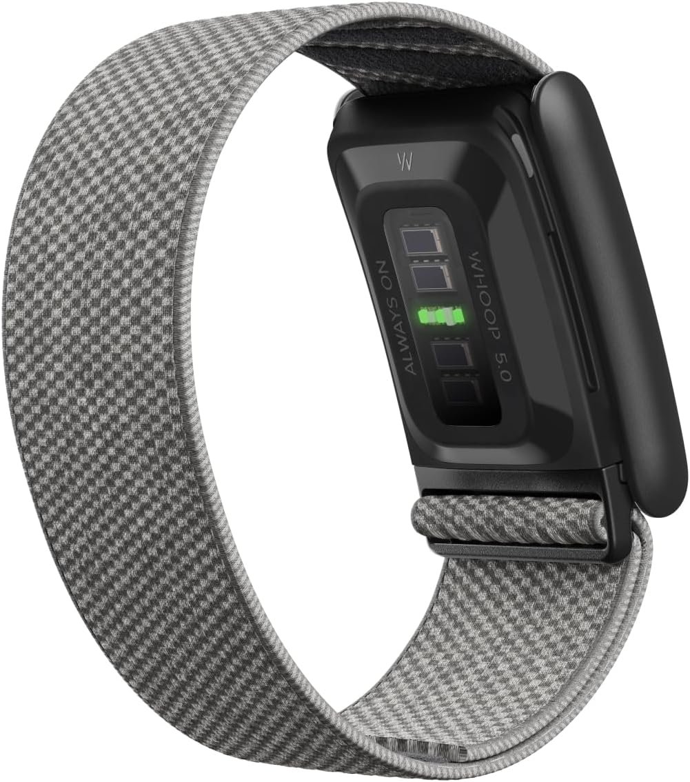 WHOOP One Bundle – WHOOP 5.0 Health & Fitness Wearable with 12-Month Membership + SuperKnit Wristband – 24/7 Activity Tracker with Sleep, Recovery & VO2 Max Insights – Graphite