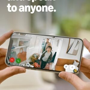 Ring Indoor Cam, Home or business security in 1080p HD video, White