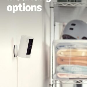 Ring Indoor Cam, Home or business security in 1080p HD video, White