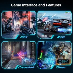 KOORUI 24 inch Curved Gaming Monitor 180Hz FHD 1080P Computer Monitor, 1ms 1500R Display, Adaptive Sync, FreeSync Premium, HDMI 2.0X2 & DP 1.2, VESA, Tilt, 24E6CA