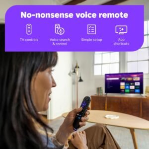 Roku Streaming Stick Plus 2025 - 4K & HDR Roku Streaming Device for TV with Voice Remote - Free & Live TV
