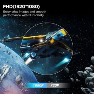 KOORUI 27 Inch Curved Gaming Monitor, Full HD 1080p 1500R 180Hz Computer Monitor, 99% sRGB, Adaptive Sync, Display Port 1.2x1 & HDMI 2.0x2, Eye Care, VESA Compatible, Black 27E6CA