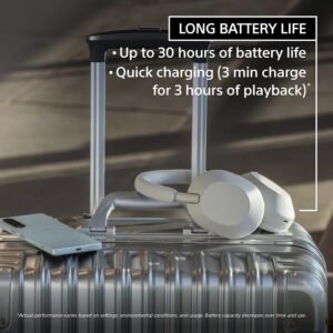 Sony WH-1000XM5 Premium Noise Canceling Headphones, Auto NC Optimizer, 30-Hour Battery, Alexa Voice Control, Black